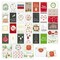 36 Pack Assorted Merry Christmas Cards with Envelopes, Boxed Set, Blank Inside (4x6 Inches)